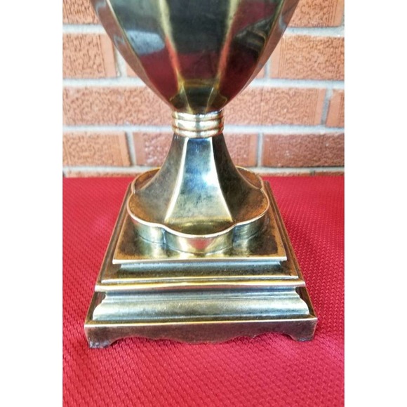 Stiffel Burnished Brass Trophy Table Lamps - Picture 6 of 10